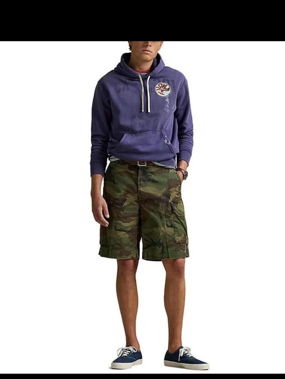 Polo by Ralph Lauren Relaxed Fit Green Camo Cargo Shorts